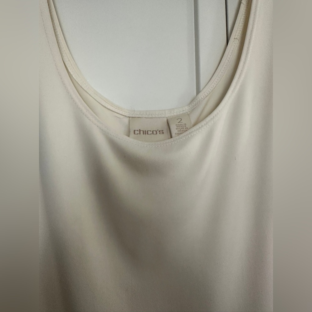Chico's Elegant Cream Tank Top